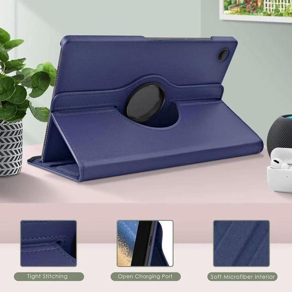 Шкіряний чохол книжка 360 для Samsung Galaxy Tab A9 Plus (11") / червоний 093509 фото