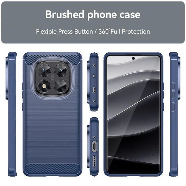 TPU чохол накладка Urban для Xiaomi Redmi Note 14 Pro (5G) / синій 098238 фото