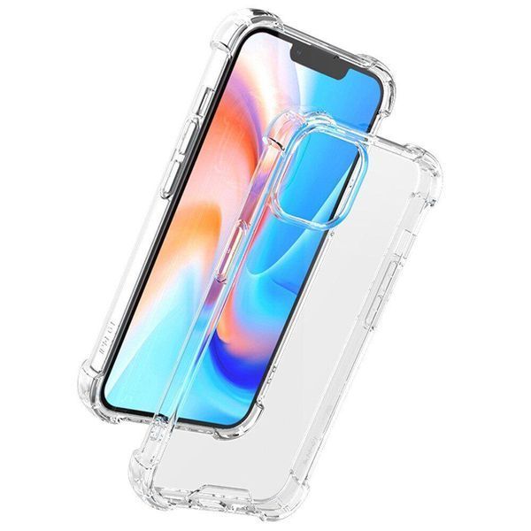 Чохол WXD силіконовий протиударний для Apple iPhone 14 (відкрита камера) / прозорий 100601 фото