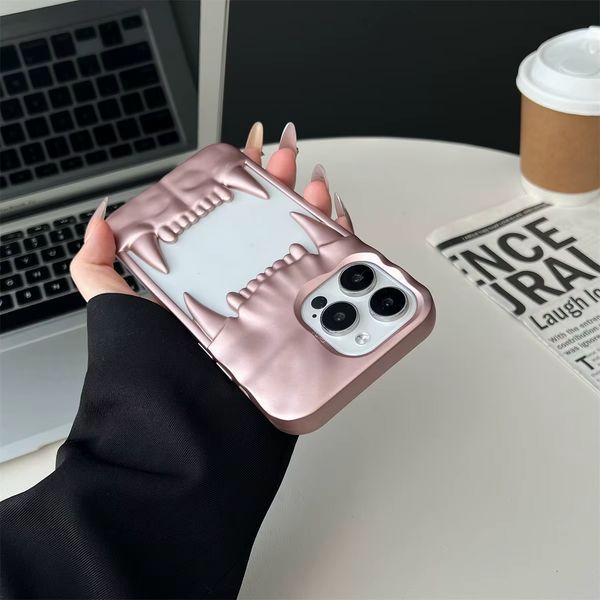 Силіконовий чохол Jaws для iPhone 15 Pro Max / рожевий 098751 фото