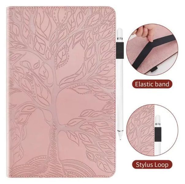 Чохол книжка Wood Book на планшет Xiaomi Redmi Pad 2 Pro (12.1") / рожевий 100839 фото