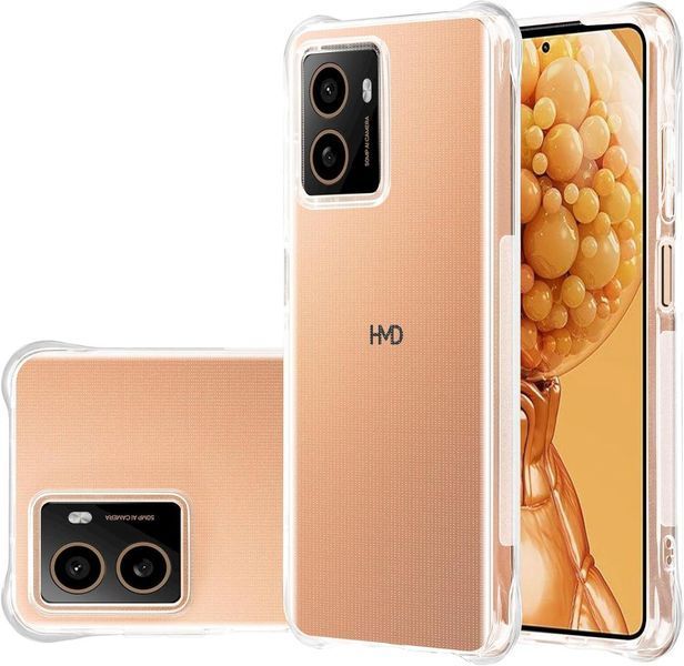 Чехол WXD силиконовый противоударный для HMD Pulse Plus / прозрачный 097412 фото