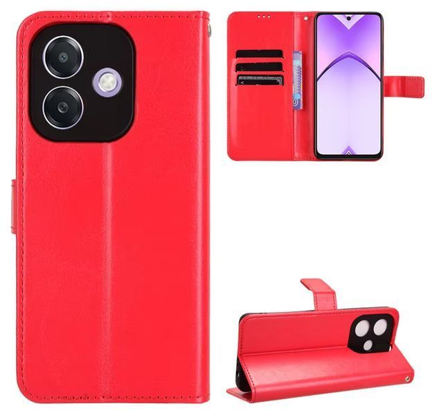 Чохол книжка Book case для OPPO A3x (4G) / червоний 201726 фото