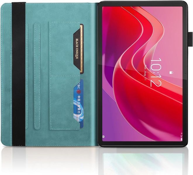 Чохол книжка Wood book для Lenovo Tab M11 (11") / блакитний 095645 фото
