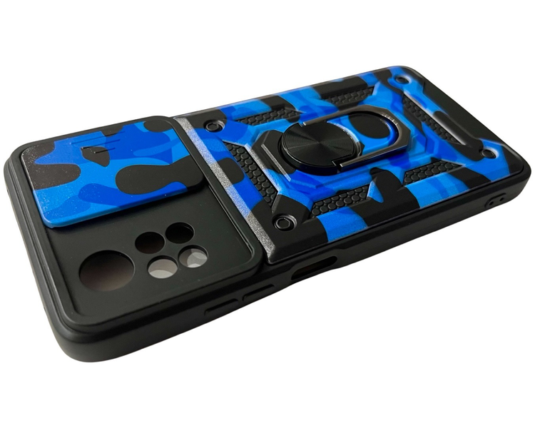 PC + TPU чохол Camo на Poco X4 Pro 5G (на подо х4 про) синій 086220 фото