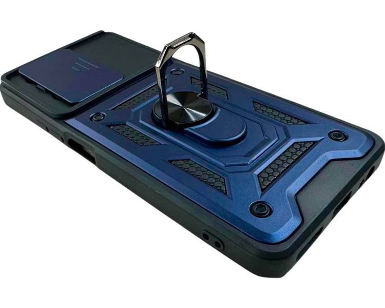 PC + TPU чехол Camshield Armor для Tecno Spark 10 Pro / синий 092151 фото