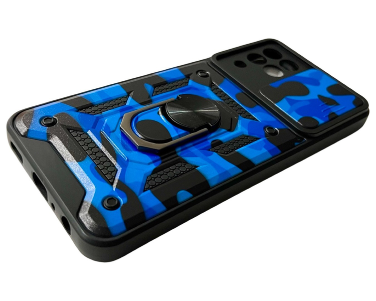 PC + TPU чехол Camo для Samsung Galaxy M33 5G (на самсунг м33) синий 086270 фото