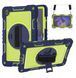 Чохол Carbon Armor Cover Tablet на Samsung Galaxy Tab A8 (X200 / X205) 10.5" / синій +зелений 097692 фото 1