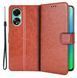 Чехол книжка Book case для OPPO A98 (5G) / коричневый 090693 фото 1