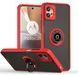 TPU чехол накладка Matte Ring Magnit для Motorola G32 красный 094807 фото 1