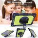 Чохол Carbon Armor Cover Tablet на Samsung Galaxy Tab A8 (X200 / X205) 10.5" / синій +зелений 097692 фото 8