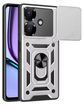PC + TPU чехол Camshield Armor для Realme Note 60X (RMX3938) / серебристый