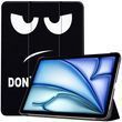 Кожаный чехол книжка Crazy Horse на планшет iPad Air 13 (2024) 13" / dont touch