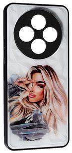 Чехол накладка Prisma Ladies для Xiaomi Redmi 14C / girl in a hoodie 201639 фото