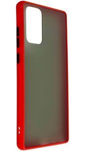 TPU чохол накладка Matte Color Case для Samsung Galaxy Note 20 червоний 92252 фото
