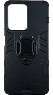 PC + TPU чохол Protective для Xiaomi Redmi Note 12 Pro (наредмі нотут 12 про) чорний 087721 фото