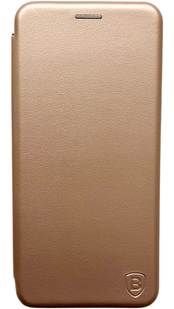 Кожаный чехол книжка Elegant book на Samsung Galaxy A23 (самсунг а23) золотистый 086368 фото