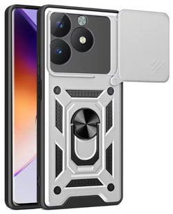 PC + TPU чехол Camshield Armor для Realme C63 (RMX3939) / серебристый 201550 фото