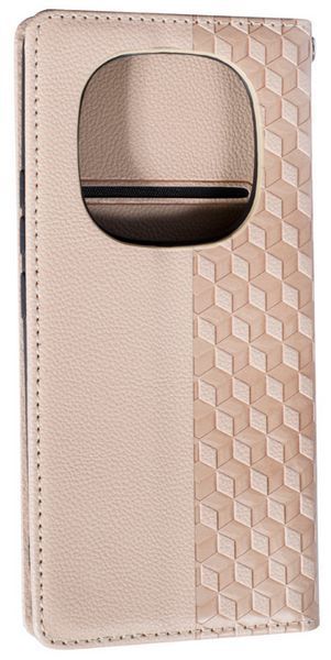Чохол книжка Deluxe на Xiaomi Redmi Note 14 Pro (4G) / золотистий 203272 фото