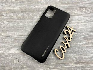 TPU чохол Smitt накладка бампер для Samsung Galaxy A03s чорний 084135 фото
