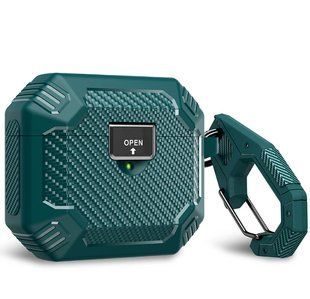 Чехол Shockproof Cover Pro Case для AirPods Pro 2 темно-зеленый 090223 фото