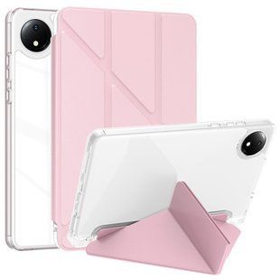 Чехол книжка Transparent Origami на Xiaomi Redmi Pad SE (8.7") 2024 / розовый 100230 фото