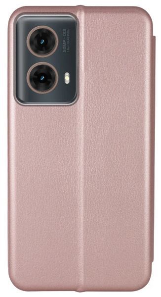 Чохол книжка Elegant book для Motorola Edge 50 Fusion / рожевий 203325 фото