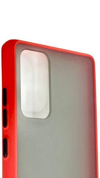 TPU чохол накладка Matte Color Case для Samsung Galaxy Note 20 червоний 92252 фото