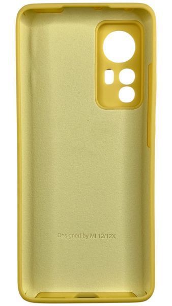 Чохол Soft touch для Xiaomi 12 / жовтий 095365 фото