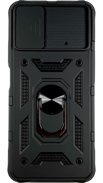 PC + TPU чехол Camshield armor для Poco X4 Pro 5G (на поко х4 про) черный 085930 фото