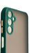 TPU чохол накладка Matte Color Case для Samsung Galaxy A24 темно-зелений 092552 фото 2