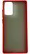 TPU чохол накладка Matte Color Case для Samsung Galaxy Note 20 червоний 92252 фото 2