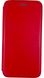 Шкіряний чохол-книжка Elegant на Motorola E6i (на мото е6і) червоний 85394 фото 1