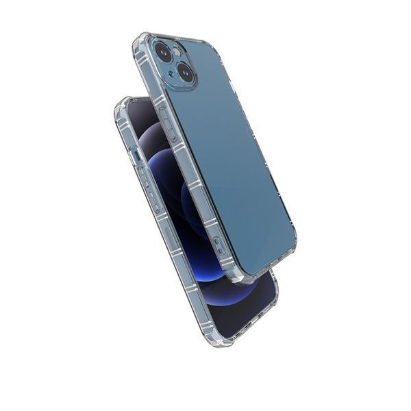 Чехол WXD силиконовый противоударный для iPhone 13 / прозрачный 087021 фото