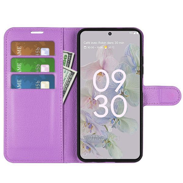 Чехол книжка Lichee для Google Pixel 6a розовый 089844 фото