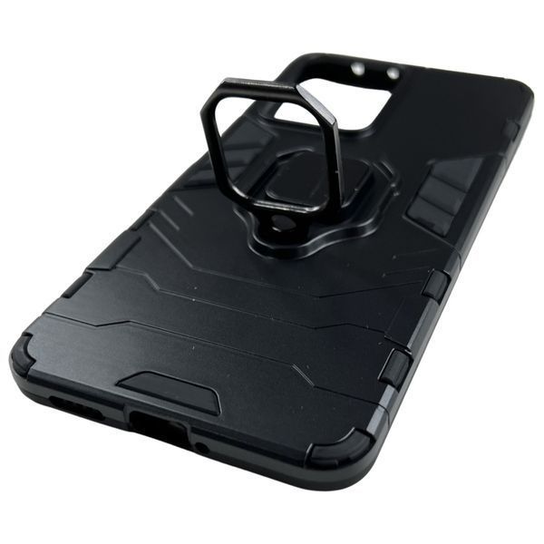 PC + TPU чохол Protective для Xiaomi Redmi Note 12 Pro (наредмі нотут 12 про) чорний 087721 фото