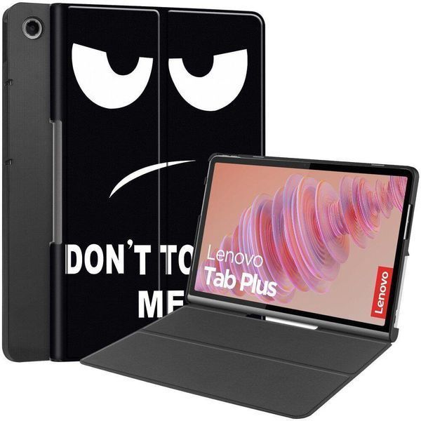 Шкіряний чохол книжка Crazy Horse на планшет Lenovo Tab Plus (11.5")/dont touch 098897 фото