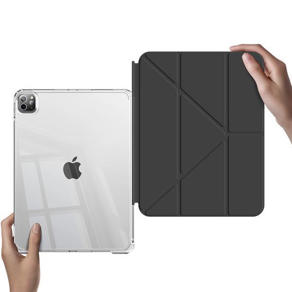 Чехол книжка Transparent Origami на Apple iPad Pro 11 2022 (11") / черный 101146 фото