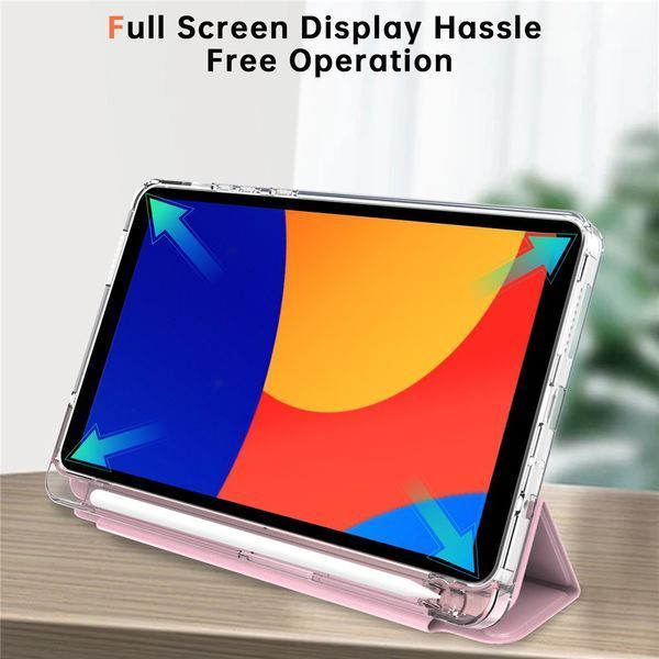 Чохол книжка Transparent Origami на Xiaomi Redmi Pad SE (8.7") 2024 / рожевий 100230 фото
