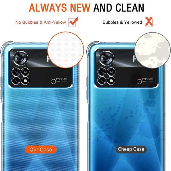 Чехол WXD силиконовый противоударный для Xiaomi Poco X4 Pro 090894 фото