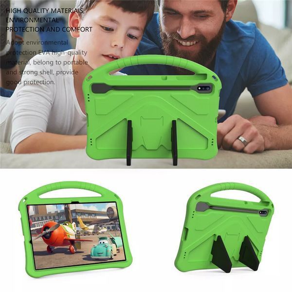 Чохол New Kids Case на Samsung Galaxy Tab S8 Plus / Tab S7 FE (12.4") / зелений 099168 фото