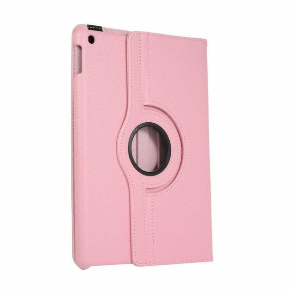 Шкіряний чохол книжка 360 на Apple iPad 10.2 (2021 / 2020 / 2019) / рожевий 093822 фото