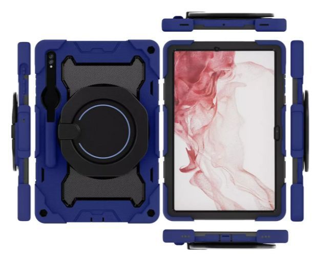 Чехол Rainbow Armor Tablet на планшет Samsung Galaxy Tab S10 Plus (12.4") / синий 201837 фото