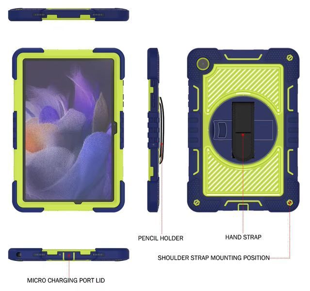 Чохол Carbon Armor Cover Tablet на Samsung Galaxy Tab A8 (X200 / X205) 10.5" / червоний 097693 фото