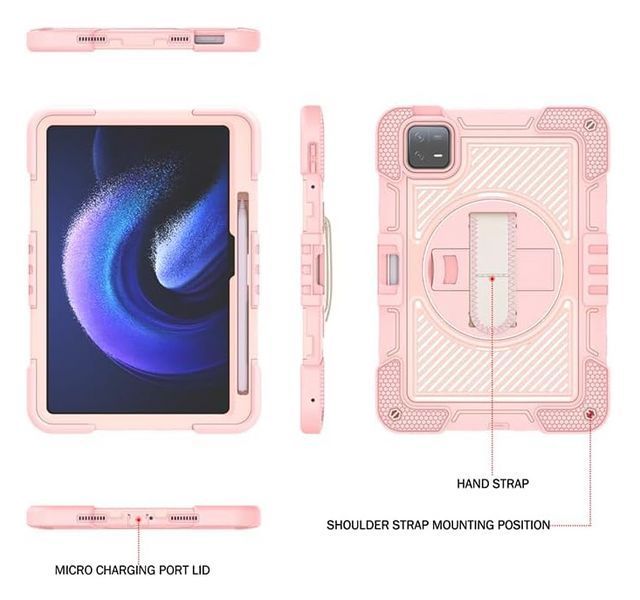 Чохол Carbon Armor Tablet на планшет Xiaomi Mi Pad 6 (11") / рожевий 200859 фото