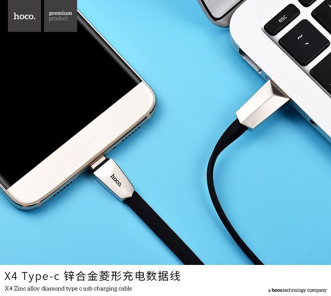 USB кабель HOCO X4 Zinc Type-C 50969 фото