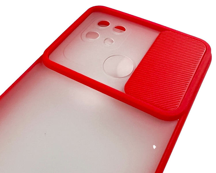 Чохол для TOTU Slide Camera для Xiaomi Poco C40 (на поко цей40) червоний 086072 фото