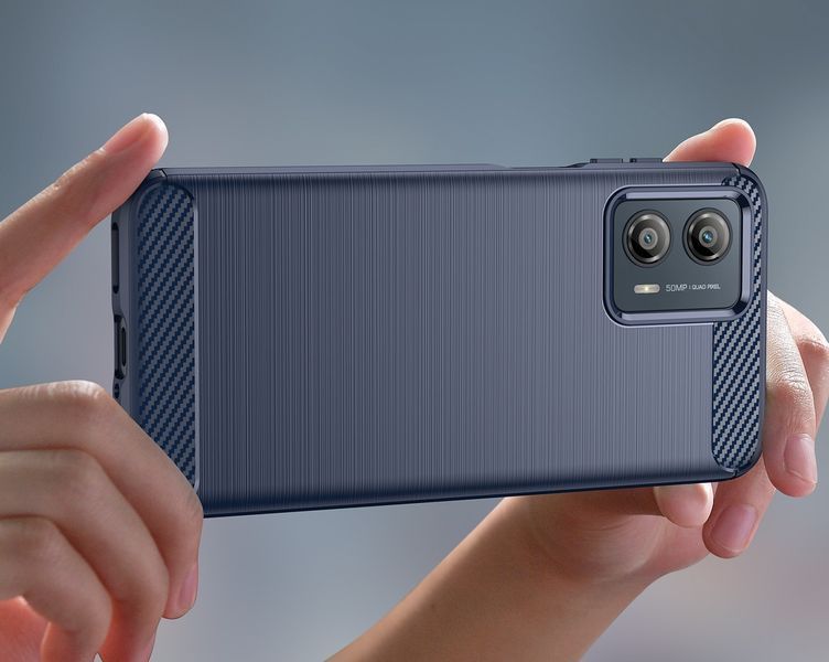 TPU чехол накладка Urban для Motorola G53 / синий 89341 фото