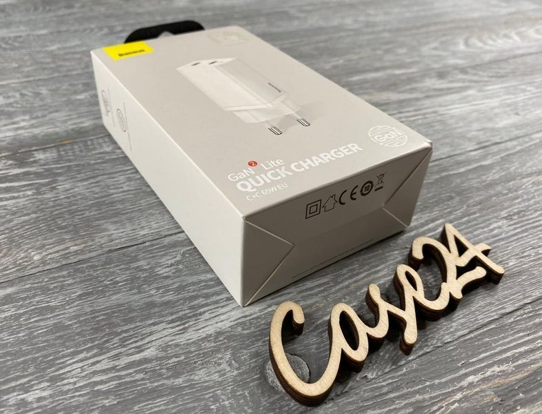 СЗУ Baseus GaN2 Lite Quick Charger 65W (2 Type-C) 83300 фото
