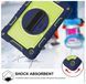PC + TPU чехол Carbon Armor Tablet на планшет Samsung Galaxy Tab A9 Plus (11") / салатовый 200897 фото 7